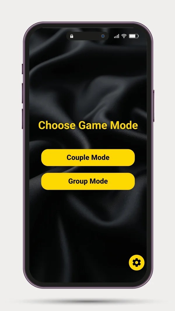 Truth or Dare App - Main Screen